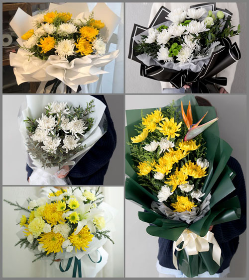 重庆璧山区三合镇白事花束代送